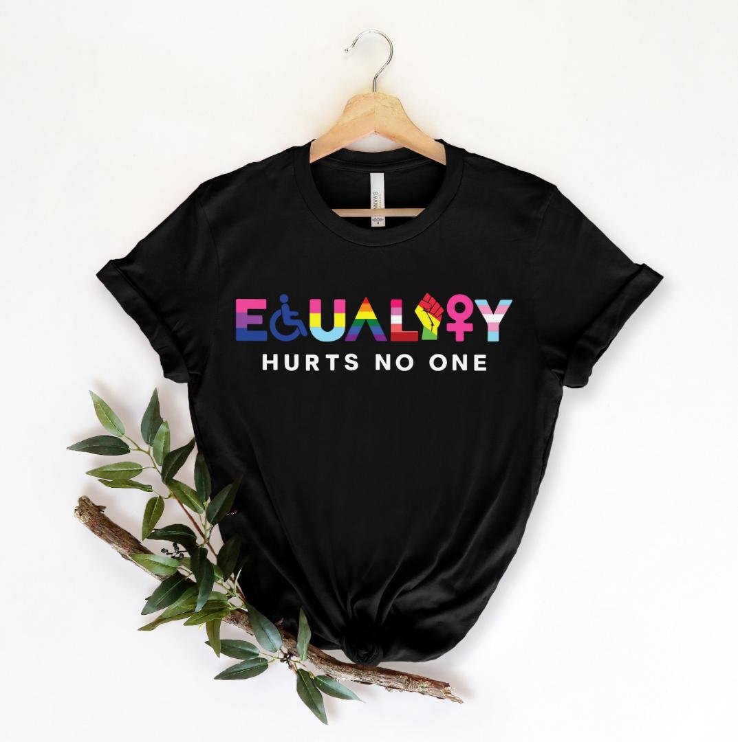 Black Lives Matter, Equality Hurts No One Shirt, E