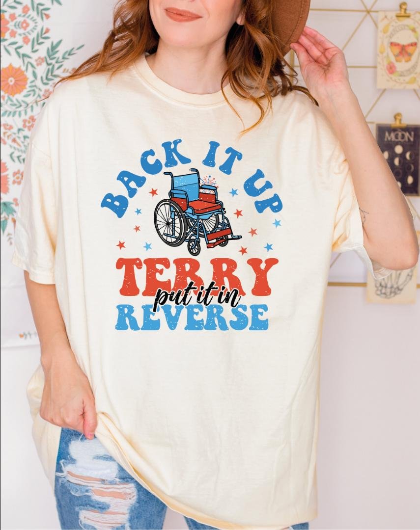 Cute, Put It In Reverse Terry Shirt