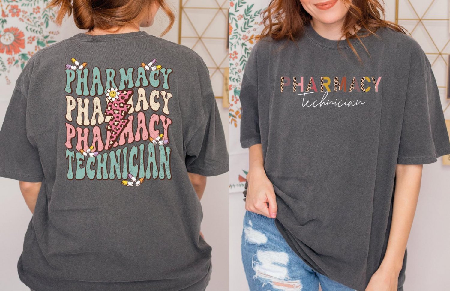 Retro Pharmacy Tech Shi, Pharmacy Technician Shirt