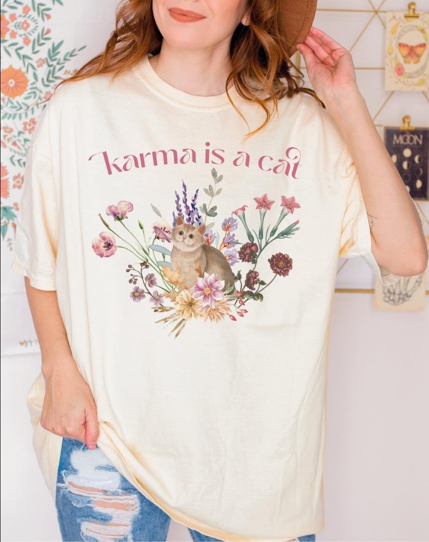 Swiftie Gift, Karma is a Cat Shirt
