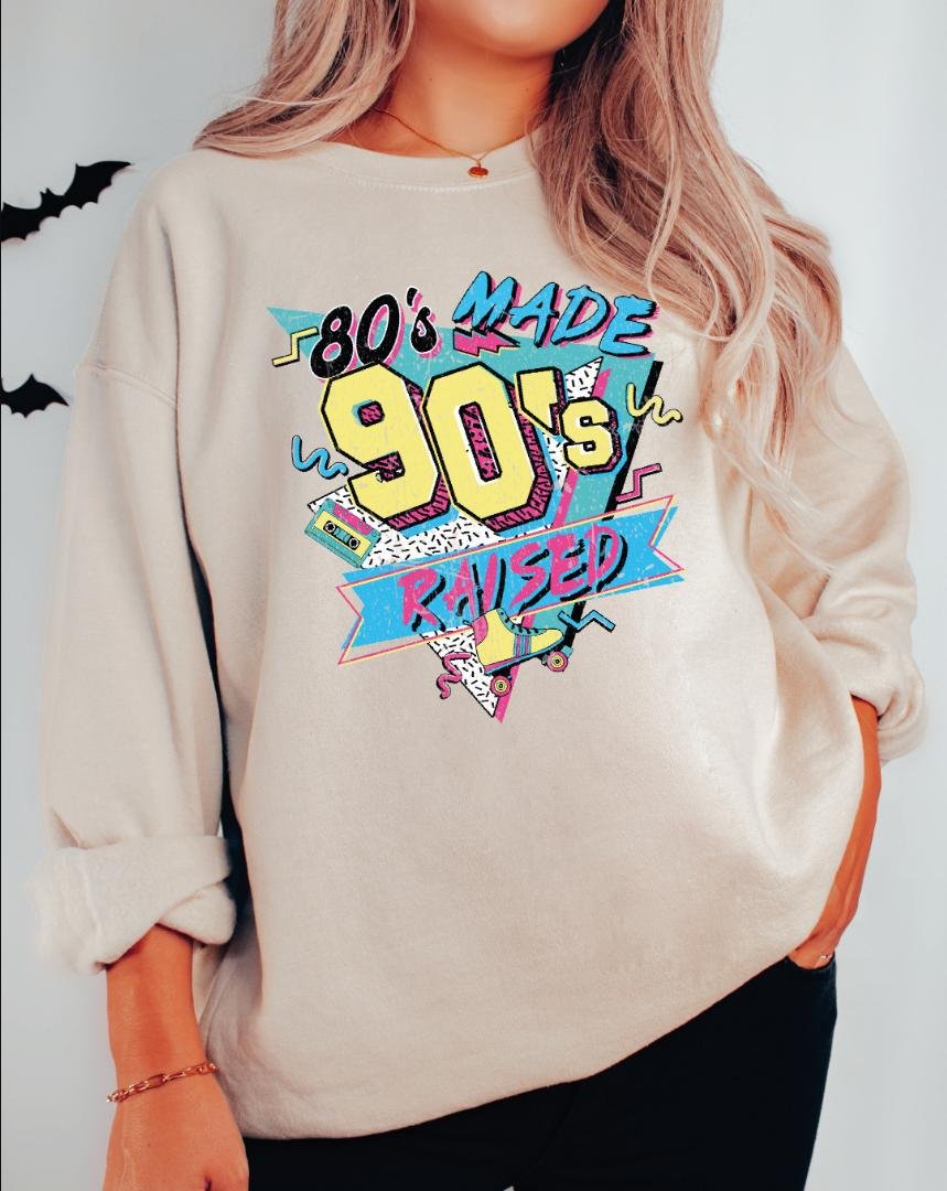 80 s Shirt, 80 s Made 90 s Raised Shirt, 90 s Shir