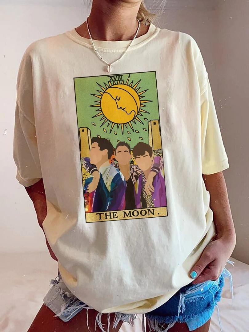 Joe Jonas mix, Retro The Moon Jonas Brothers Shirt