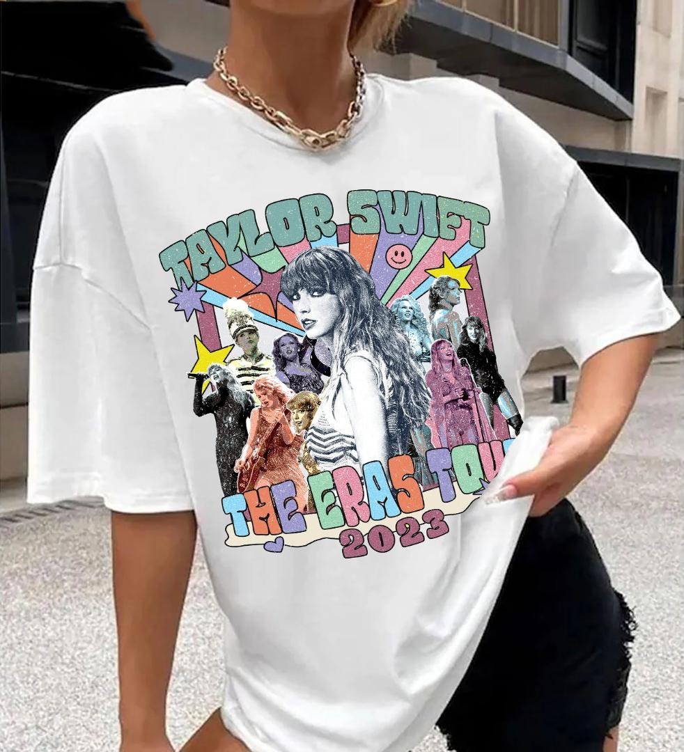 Y2k TS The Eras, Retro Taylor The Eras Tour Shirt
