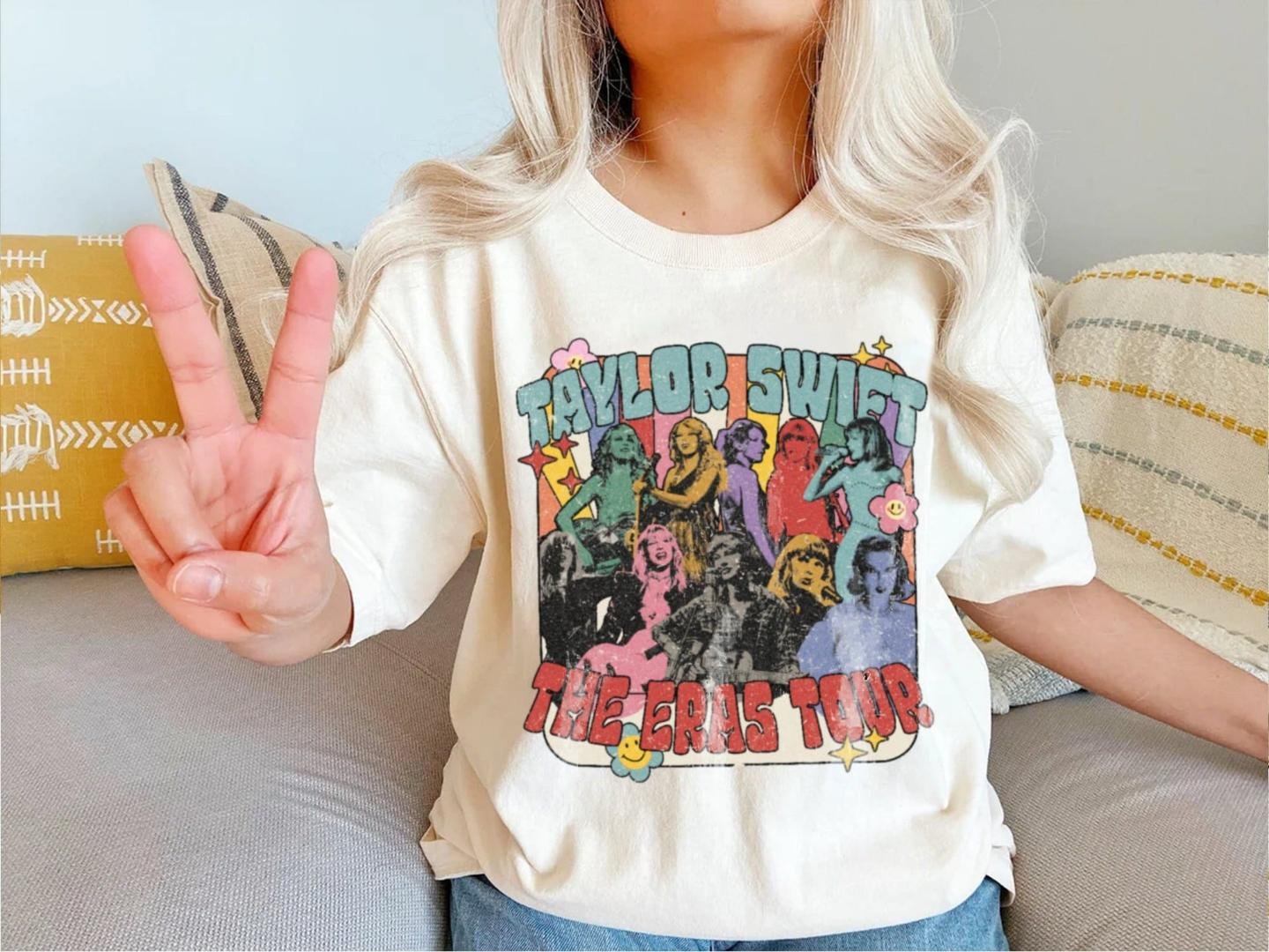 Y2k TS The Eras, Retro Taylor The Eras Tour Shirt