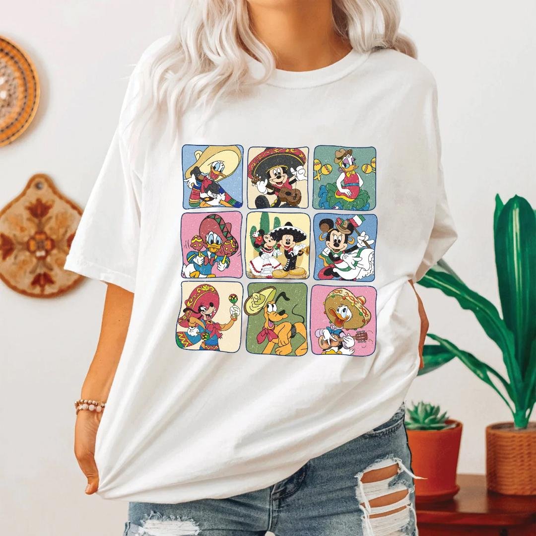 Mick, Retro Mickey and Friends Cinco De Mayo Shirt