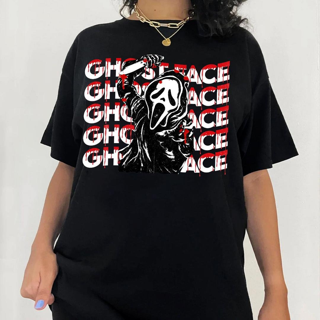 Re, Retro 90s Scream Ghost Face Horror Movie Shirt
