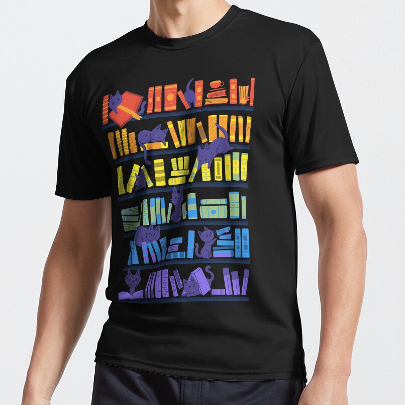 Library Kittens T-shirt