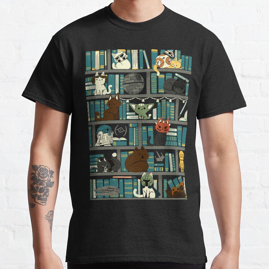 Library Kitten Wars T-shirt