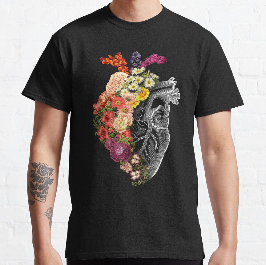 Flower Heart Spring by Tobe Fonseca T-shirt