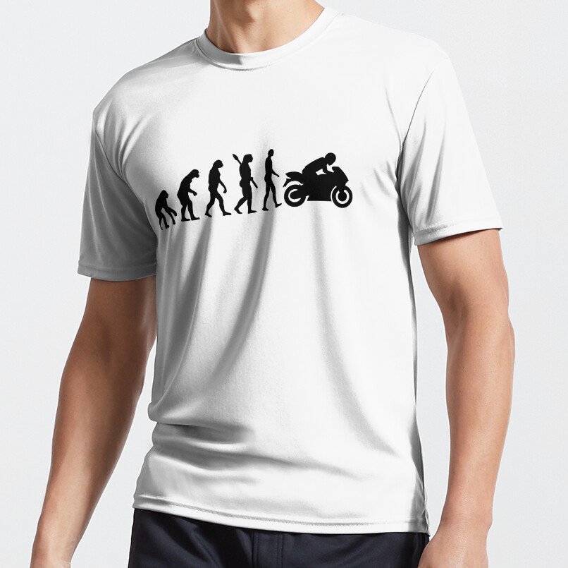 Evolution motorcycle T-shirt