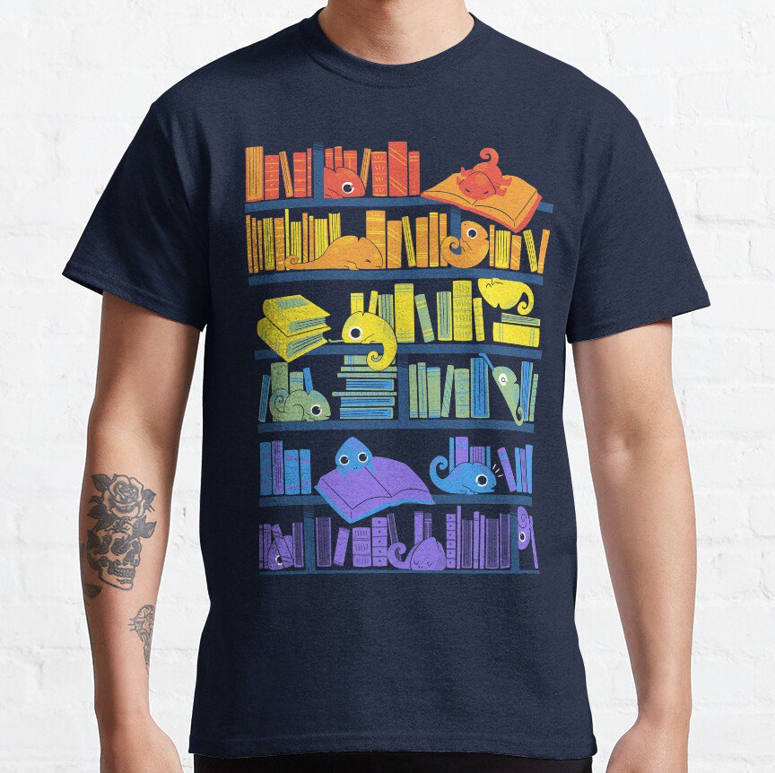 Chameleon's Library T-shirt