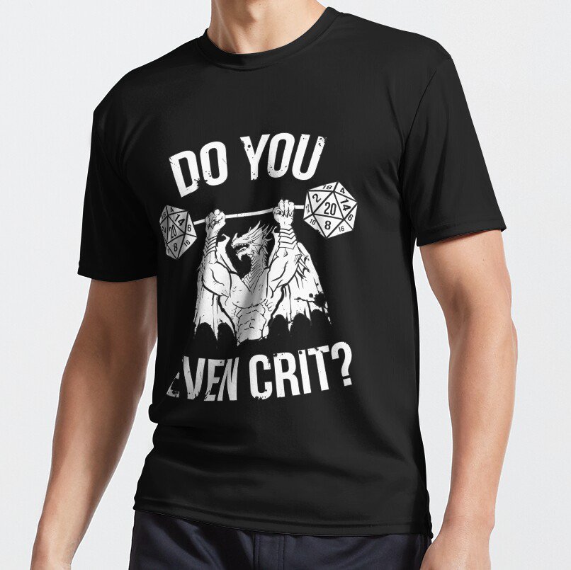 Do You Even Crit? - Ancient Swole'd Dragon T-shirt