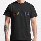 Rainbow Pulse Hearbeat LGBT T-shirt
