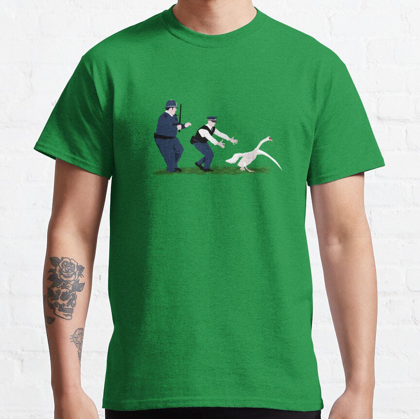 Swan cops T-shirt