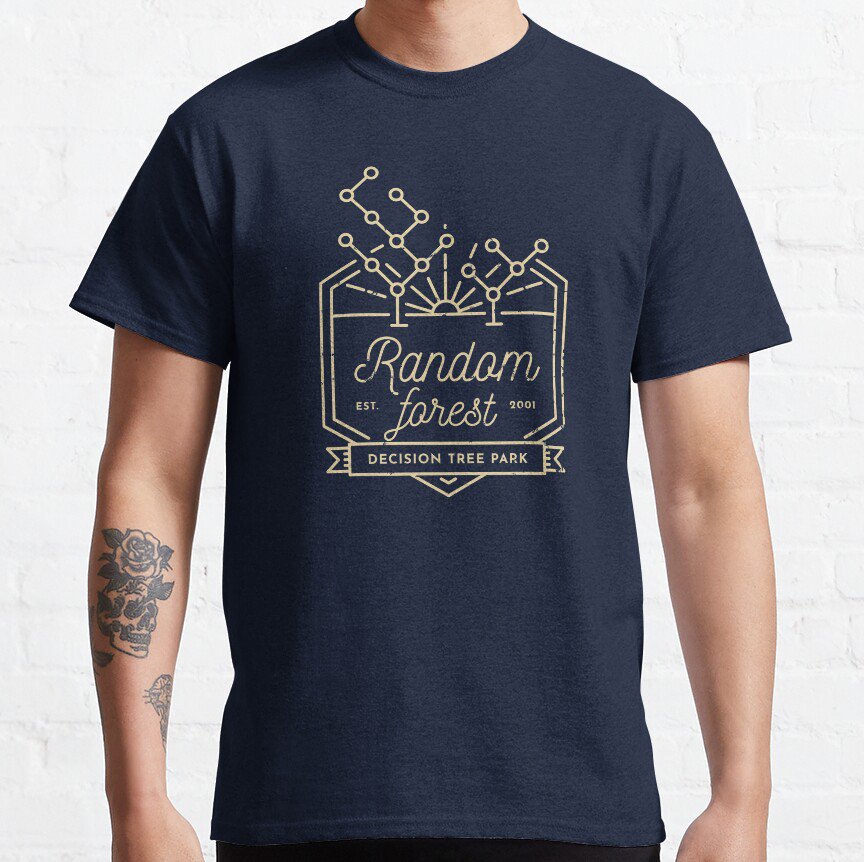 Random forest (Yellow lines) T-shirt