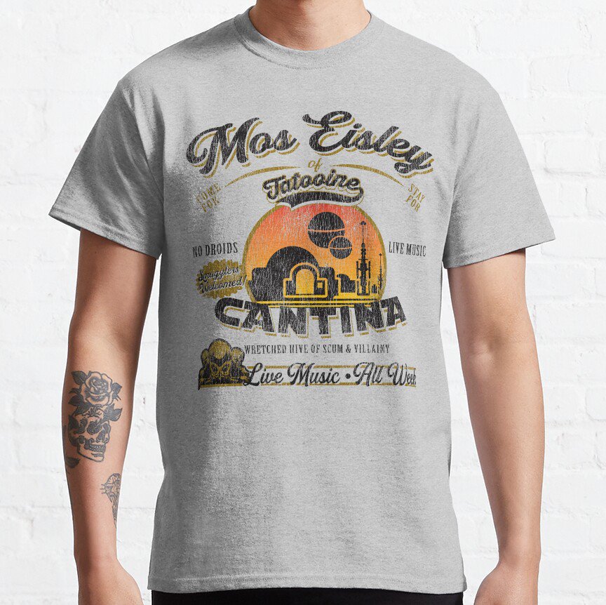 Mos Eisley Cantina Tatooine Lts Worn Out T-shirt