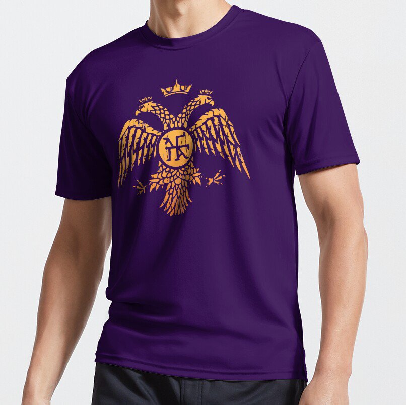 Byzantine Eagle Symbol Flag T-shirt