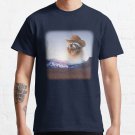 cowboy raccoon word art T-shirt