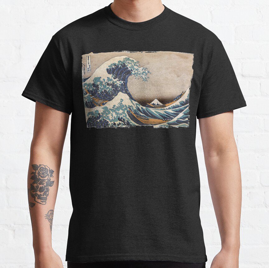 The Great Wave off Kanagawa T-shirt