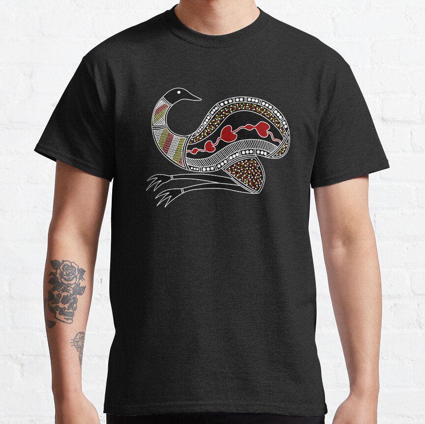 Authentic Aboriginal Art -  - The Emu T-shirt