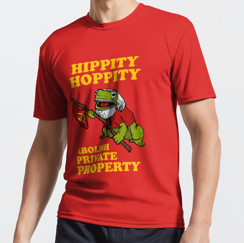 Hippity Hoppity Abolish Private Property T-shirt