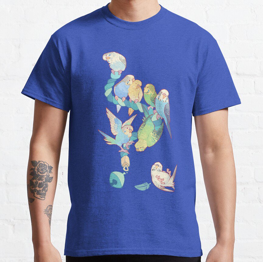 Budgie bunch bubblegum ice cream flavored T-shirt