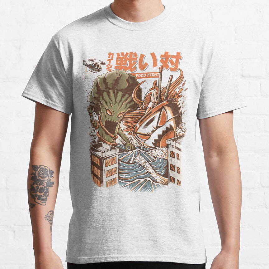 Brocco vs Ramen Kaijus T-shirt