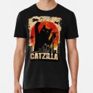 Vintage Catzilla Funny Black Cat T-Shirt T-shirt