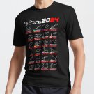 Calendar Formula race cars 2024 circuits sport v2 T-shirt