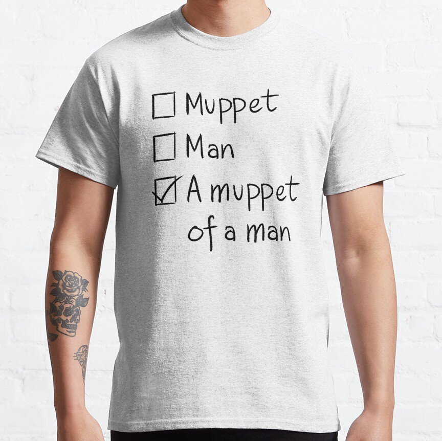 Muppet or Man T-shirt