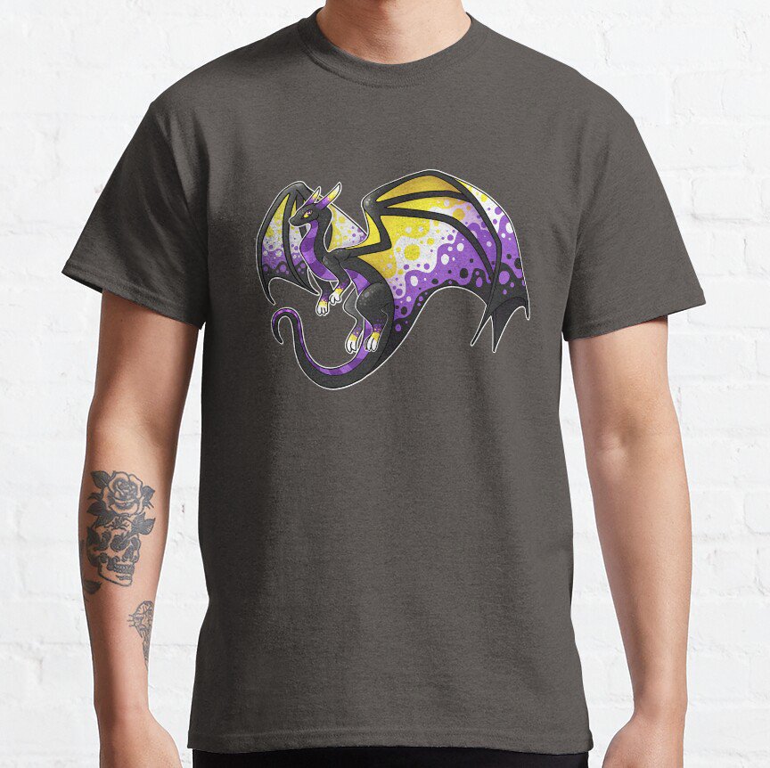 Nonbinary Dragon Friend T-shirt