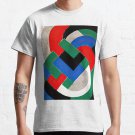 composition with green and blue  - sonia delaunay T-shirt