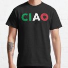 Ciao Italian I Love Italy With Italia Espresso T-shirt