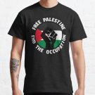 Free Palestine - End The Occupation (White Text) T-shirt