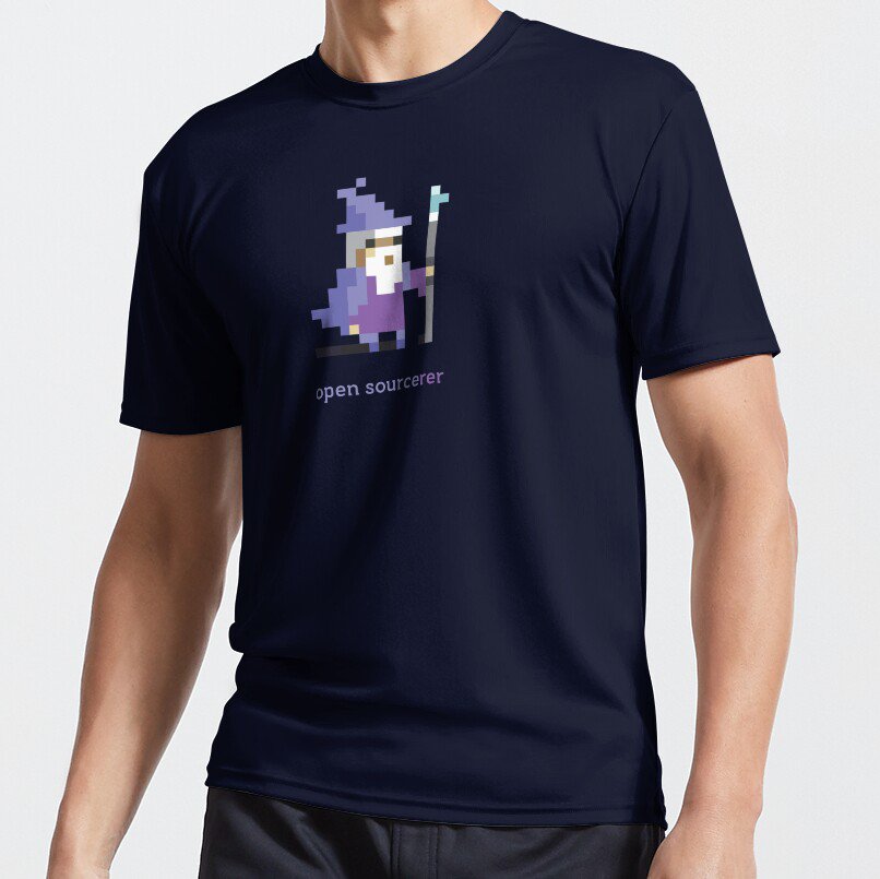 8-bit Open Source Sorcerer - Programming T-shirt