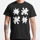 Kiki/Bouba - white on black T-shirt