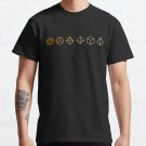 Dungeons and Dragons Dice Orange Fade T-shirt