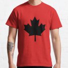 CANADA BLACK MAPLE LEAF T-shirt