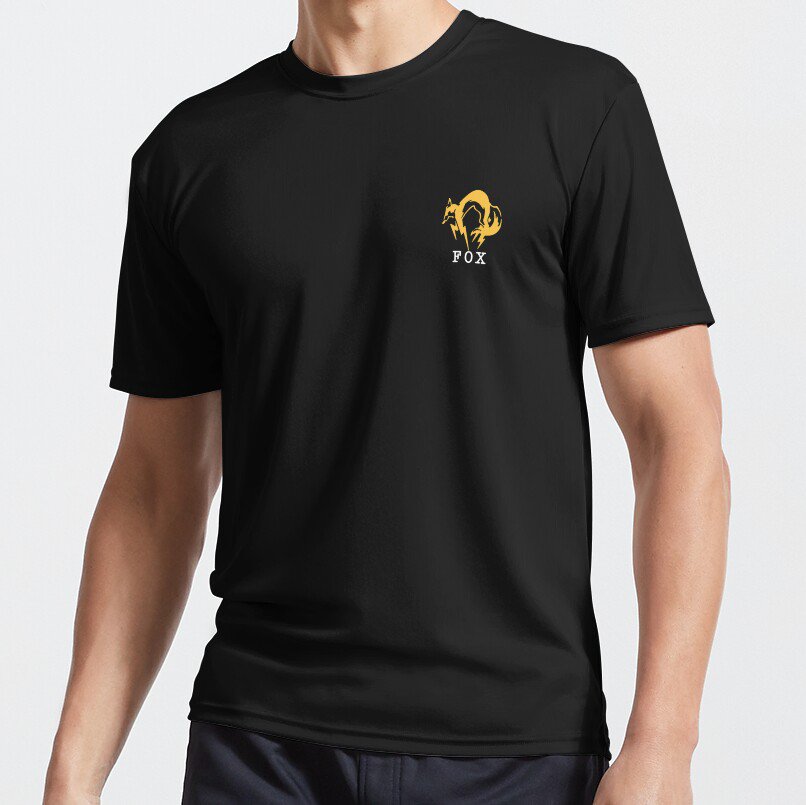 Metal Gear Solid - FOX +text (over heart) T-shirt
