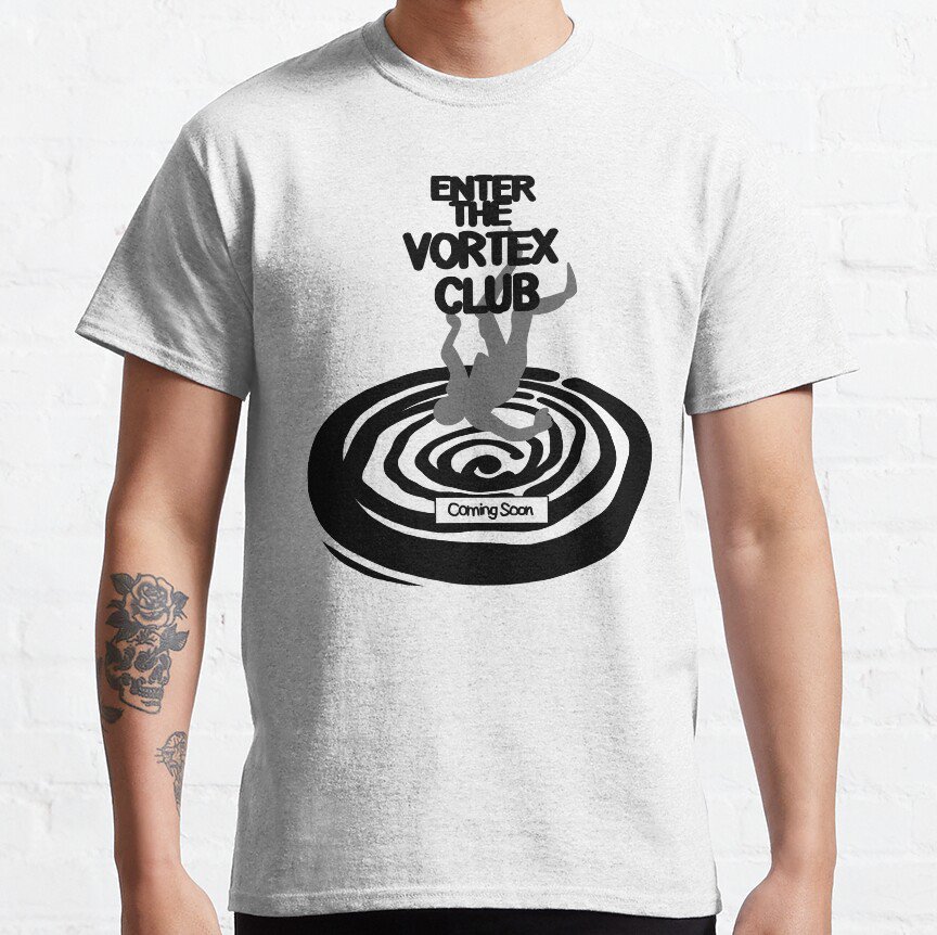 Enter The Vortex Club (High Res) T-shirt