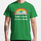 Take a look, its in a book - Retro inspired Reading Rainbow T-shirt