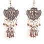 Silver Plated Peacock Design Beautiful Gorgeous Jewelry Set