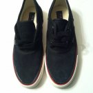 POLO RALPH LAUREN MEN'S NEW BLACK LEATHER FASHION SNEAKERS SIZE: 9D