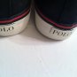 POLO RALPH LAUREN MEN'S NEW BLACK LEATHER FASHION SNEAKERS SIZE: 9D