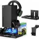 Upgraded Cooling Stand With Charging Station For Xbox Series X, Meneea Charger