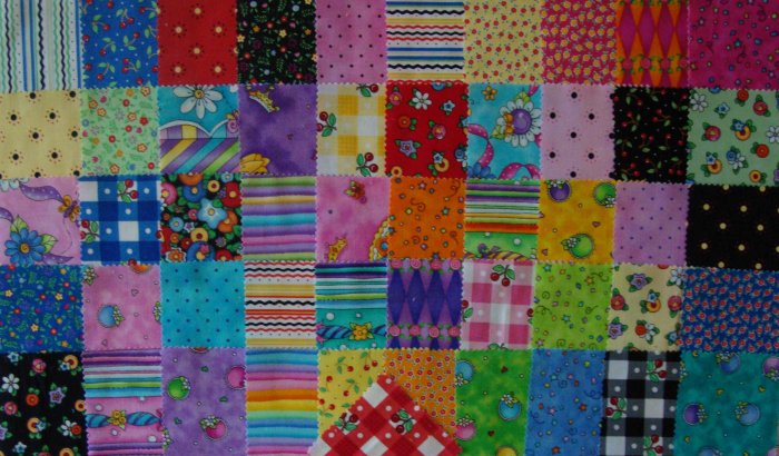 51 3" Square Fabric Charms Quilt Blocks Summer Fun Designs