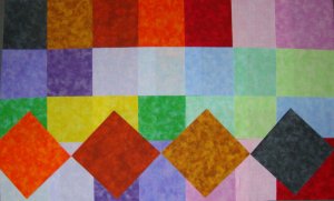 Santee Blender Jewel Tone 4" x 4" Square Fabric Charms Quilt Blocks by Santee Blender Fabrics