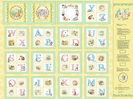 peter rabbit abc wooden blocks