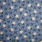 F8 Thimbleberries Camp Pic Nic Flower Toss on Blue RJR Lynette Jensen Quilt Fabric Fat Eighth F8th