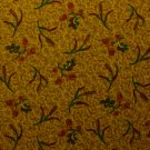 F8 Thimbleberries Quilt Club Oak Leaf Acorn & Cattails on Tan RJR Quilt Fabric Fat Eighth F8th